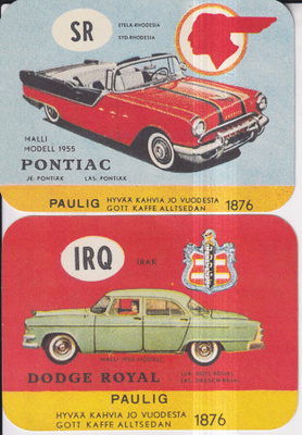 Pontiac 1955 SR ja Dodge Royal IRQ , e216