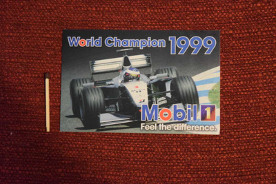 world champion 1999 mika häkkinen  tarra