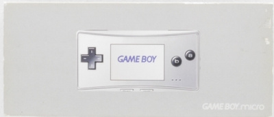 Game Boy Advance Micro Silver Console