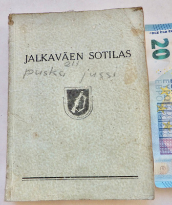 VANHA Ohjekirja Jalkaväen Sotilas 1955