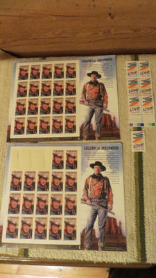 john wayne postimerkki arkit & love merkit + muita