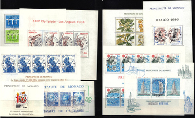 Monaco 1984-86 blokit o
