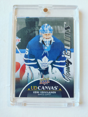 21-22 UD Young Guns Black Canvas - Veini Vehviläinen