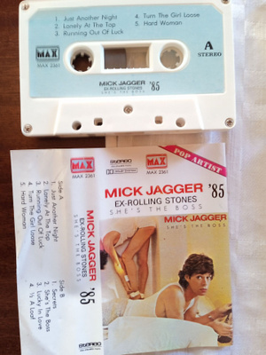 C- KASETTI: MICK JAGGER : SHE,S THE BOSS