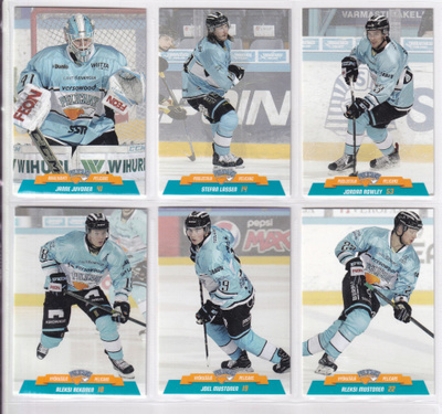 2017-18 Cardset Ser 2 Pelicans Team Set 12 korttia (289-300)