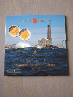 Suomi 2006 Rahasarja I Bengtskär BU, sisältää 2€ 2005 YK