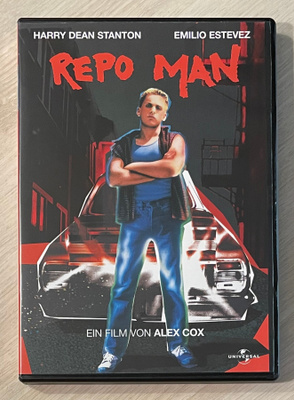 Alex Cox: REPO MAN (1984) Harry Dean Stanton (UUSI)