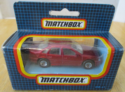 Opel Vectra A 2.0i GLS Red 1989 Matchbox MB-41 Blue Box 1:64