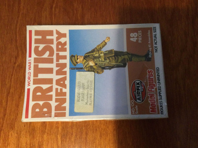 Airfix WW1 britti sotilaat