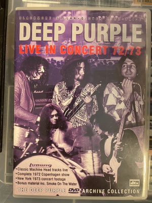 DEEP PURPLE - Live In Concert 72/73 DVD