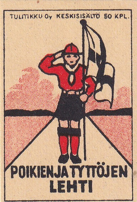 Partio, Poikien ja tyttöjen lehti, Tulitikku Oy  4/10