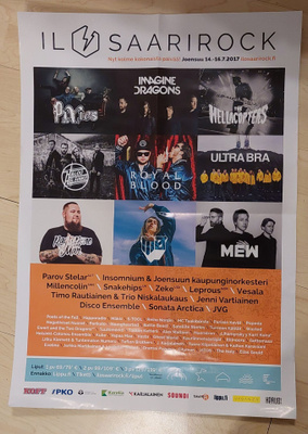Ilosaarirock - Joensuu : 2017 juliste