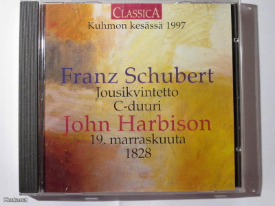 Schubert ja Harbison Kuhmon kesässä 1997 CD