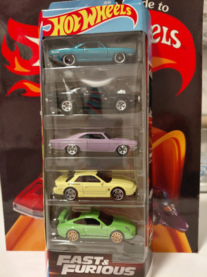 Fast&Furious viiden auton sarja Hot Wheels