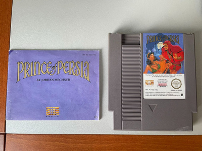 NES Prince of Persia (PAL-B/NOE) (Game + Manual)