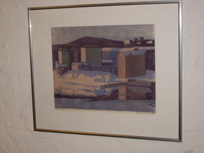 Tauno Nummi KAUPUNKI grafiikka v. 1972