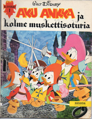 Walt Disney: Aku Ankka ja kolme muskettisoturia