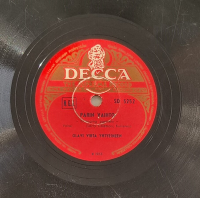 Savikiekko 1954 - Olavi Virta - Odeon SD 5252