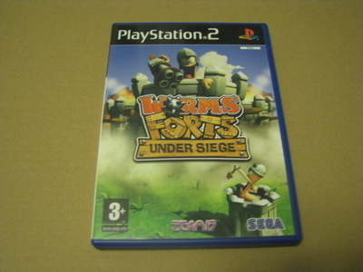 WORMS FORTS : under siege ( ps II - peli )