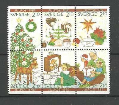 JOULU-aiheinen sarja RUOTSI 1989 **
