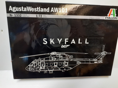 SKYFALL helicopter model kit JAMES BOND - HEAD HUNTER STORE.