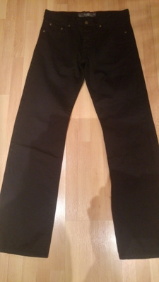 L.O.G.G housut W31, L33 mustat H&M