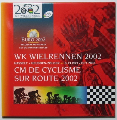 2002 BELGIA BU setti 1c- 2euro  CYCLISME/ Pyöräily