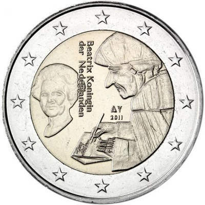 Alankomaat 2011 2 € Erasmus UNC