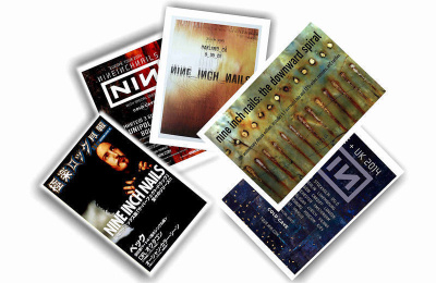 NINE INCH NAILS - juliste setti A4 x 5 (mm. UPEA lahja!) #1