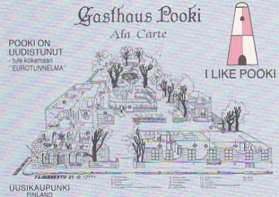 Postikortti, UUSIKAUPUNKI, Gasthaus Pooki
