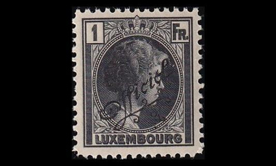 Luxemburg 147 ** Virkamerkki 1 Fr (1926)