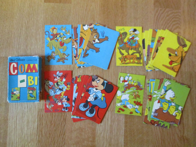 WALT DISNEY CHARACTER COM-BI KORTTIPELI 1950/60-l AKU ANKKA