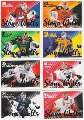 2023/24 Cardset Stone Walls kortit 1e kpl