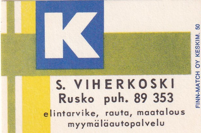Rusko, S. Viherkoski     5/6