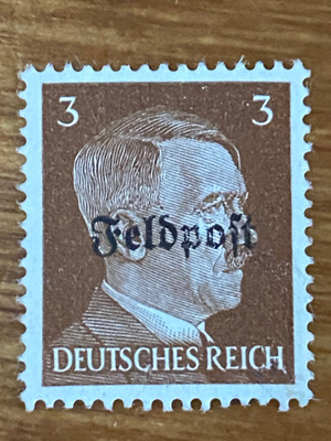 SAKSA REICH 1945 RUHRKESSEL LENTOPOSTIMERKKI**