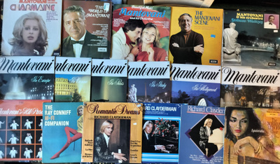 45 LPtä ORKESTERI-,KUORO-,PIANO-ym. MUSIIKKIA