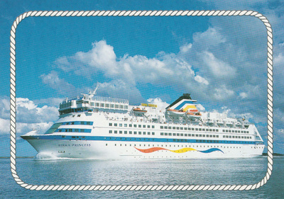 LAIVAKORTTI - M/S BIRKA PRINCESS - 1