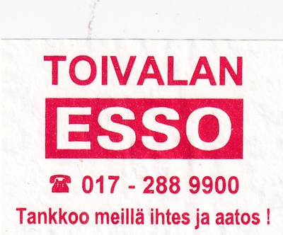 Toivala. Toivalan ESSO 2/7