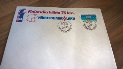 Kuori Finlandia hiihto 1987 erikoisleimalla