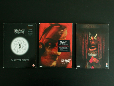 Slipknot DVD-paketti 3 kpl DVD-julkaisuja