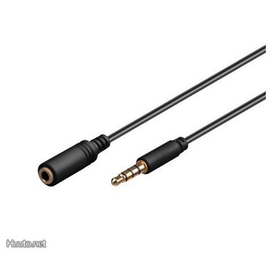 Audio extension cable for Apple iPhone, iPad, iPod