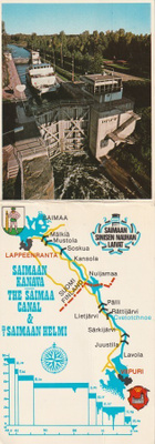 LAIVAKORTTI - SAIMAAN KANAVA