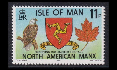 Mansaari 131 ** Pohjois-Amerikan Manx-järjestö 50v (1978)