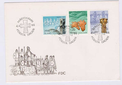 1986 historiallinen sarja FDC