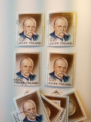 Presidentti Kyösti Kallion syntymästä 100 vuotta postimerkki
