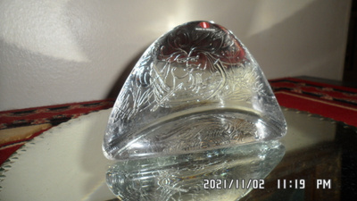 IITTALA "LASIPAINO" KUVIOITU
