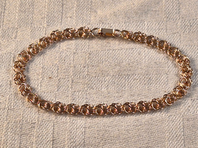 Kultaketju, 14K, 18,5 cm, 5,5 mm, 4,7 g