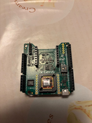 ZSENS MT 1-s development board + MTi chip