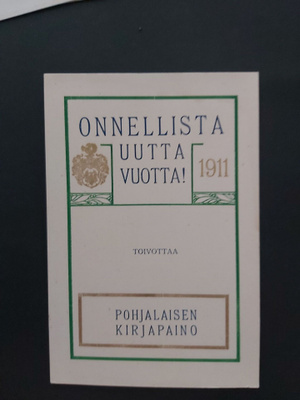 1 Onnellista Uutta vuotta 1911