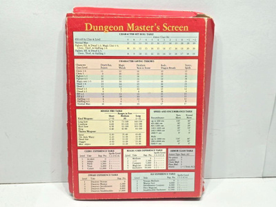 D&D Dungeon Master's Screen (1991)